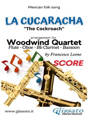 cover image of La Cucaracha--Woodwind Quartet (score)